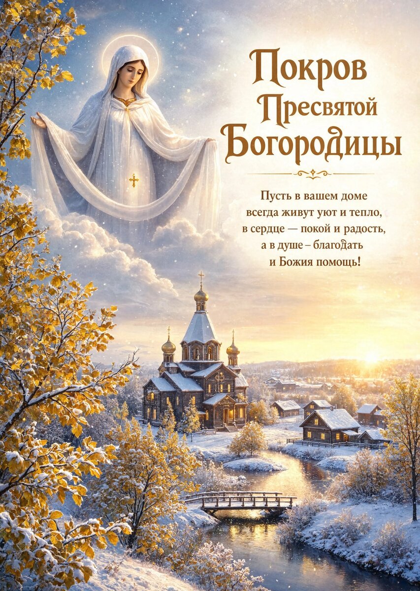 Открытка Покров Пресвятой Богородицы-5