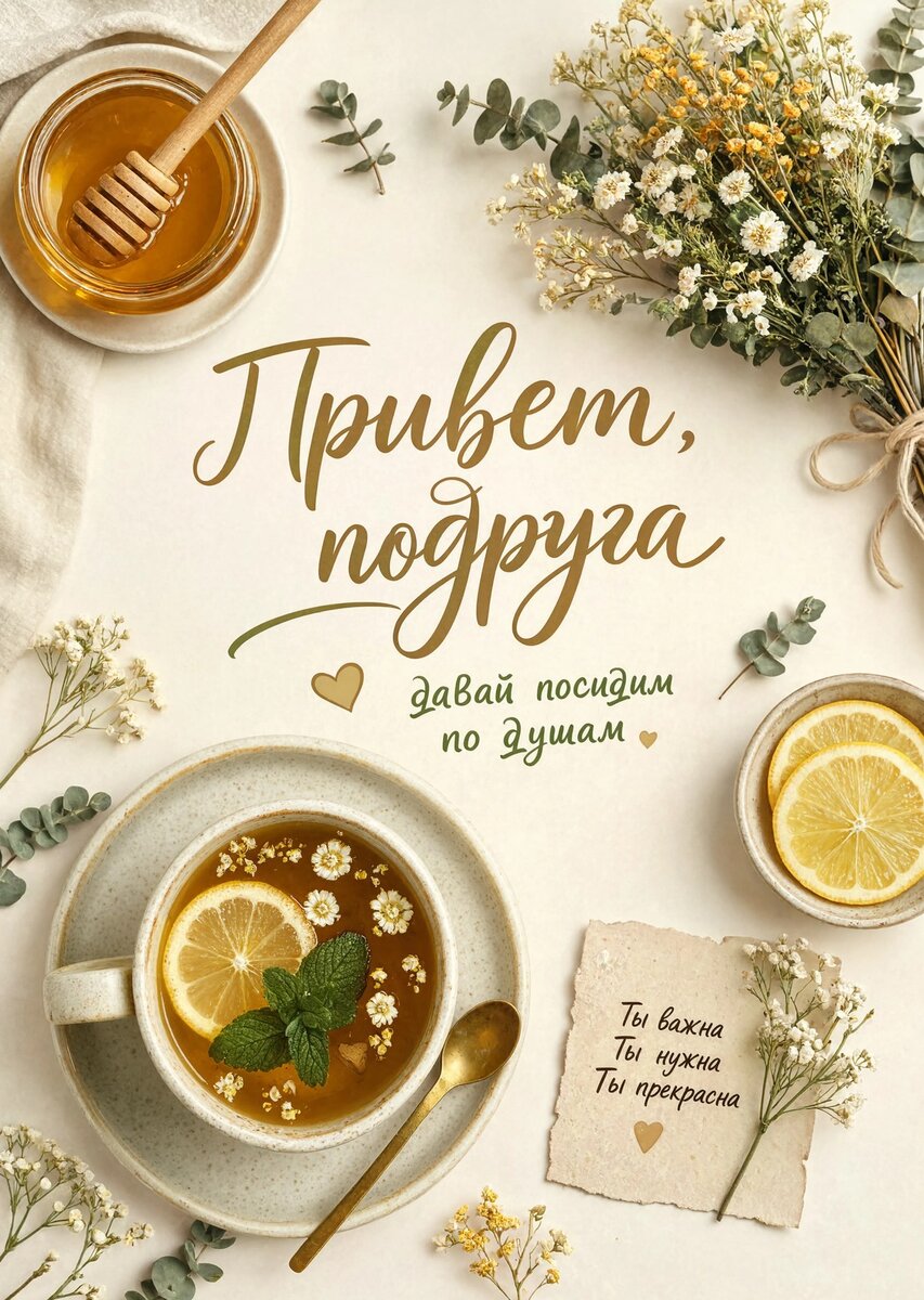 Открытка "Привет" #12