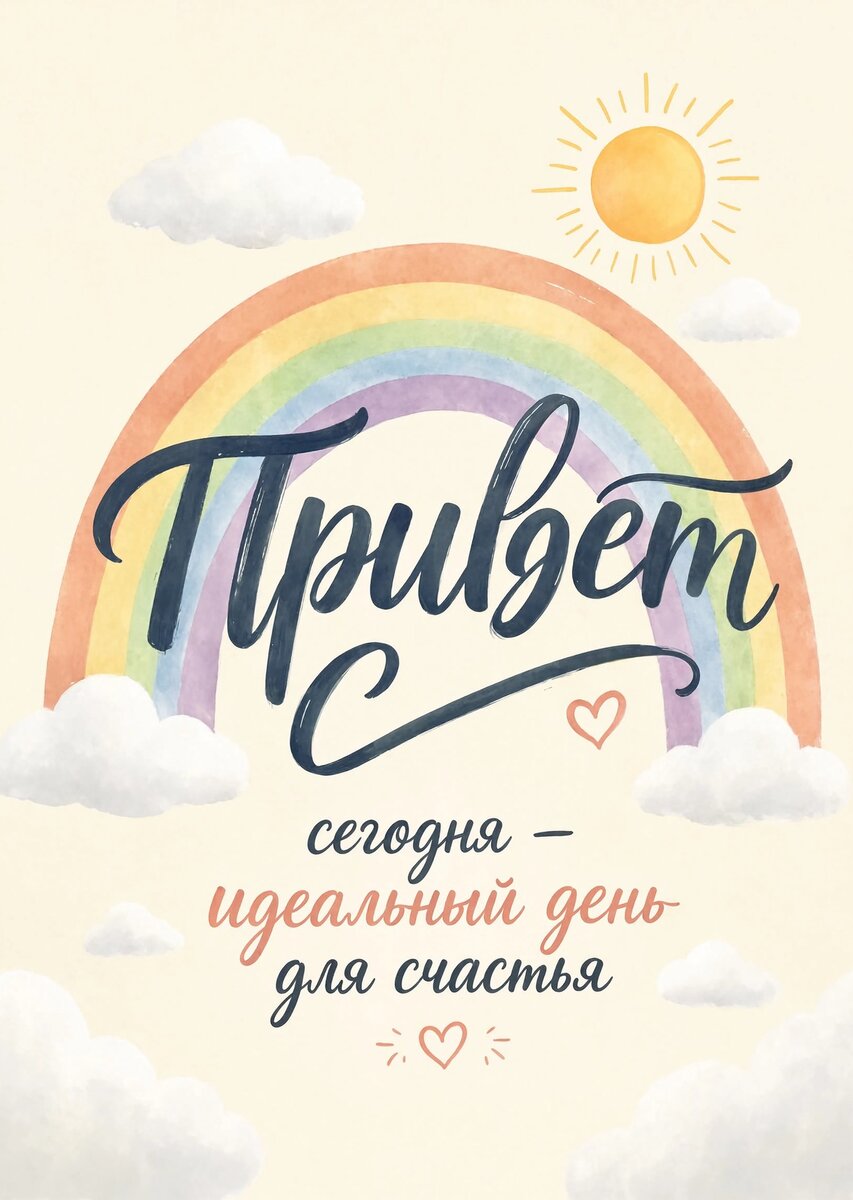 Открытка "Привет" #2