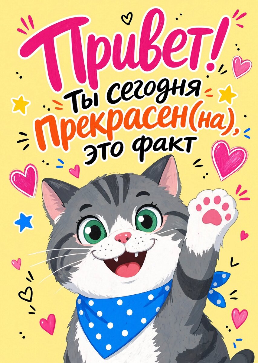 Открытка "Привет" #47