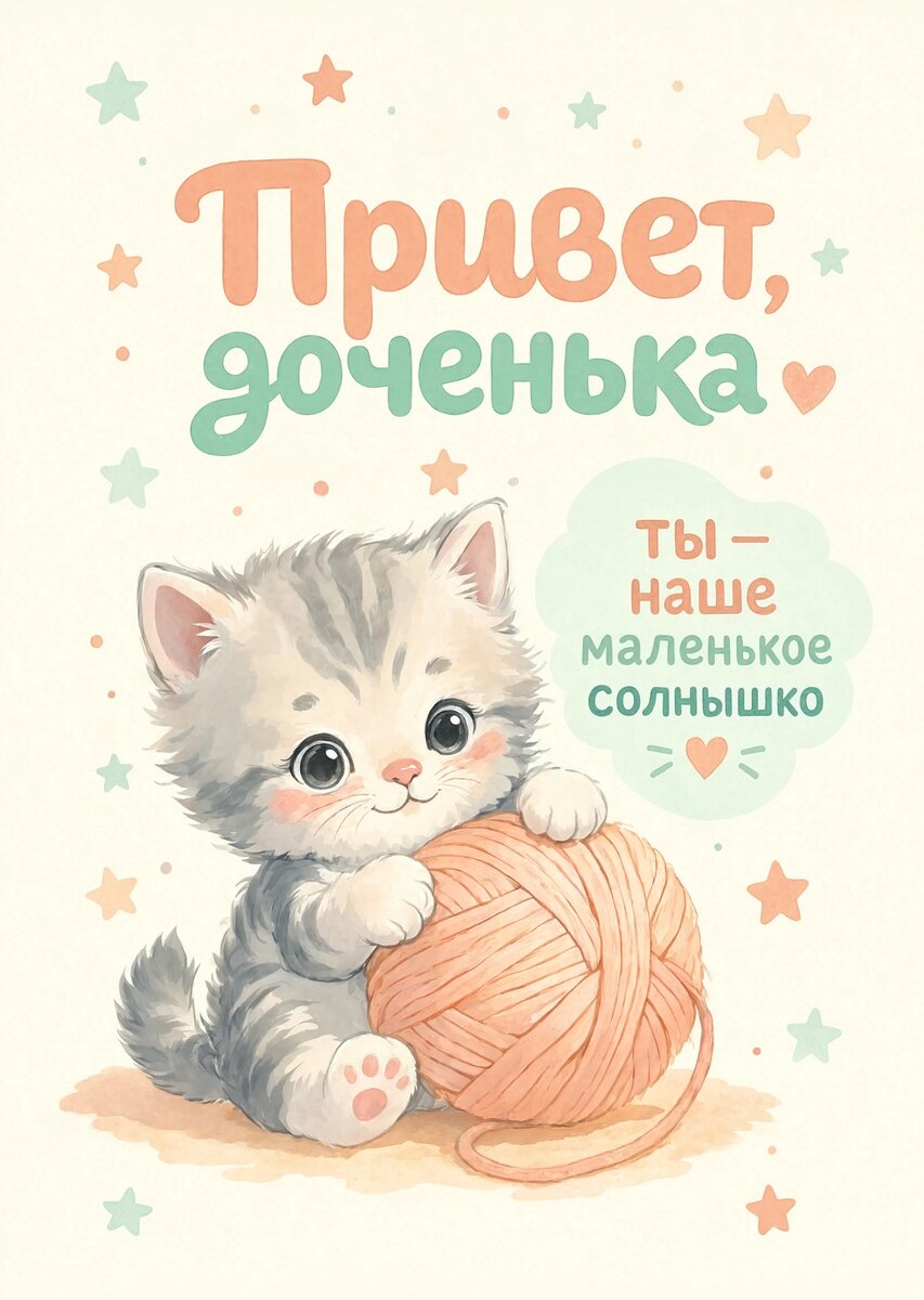 Открытка "Привет" #6