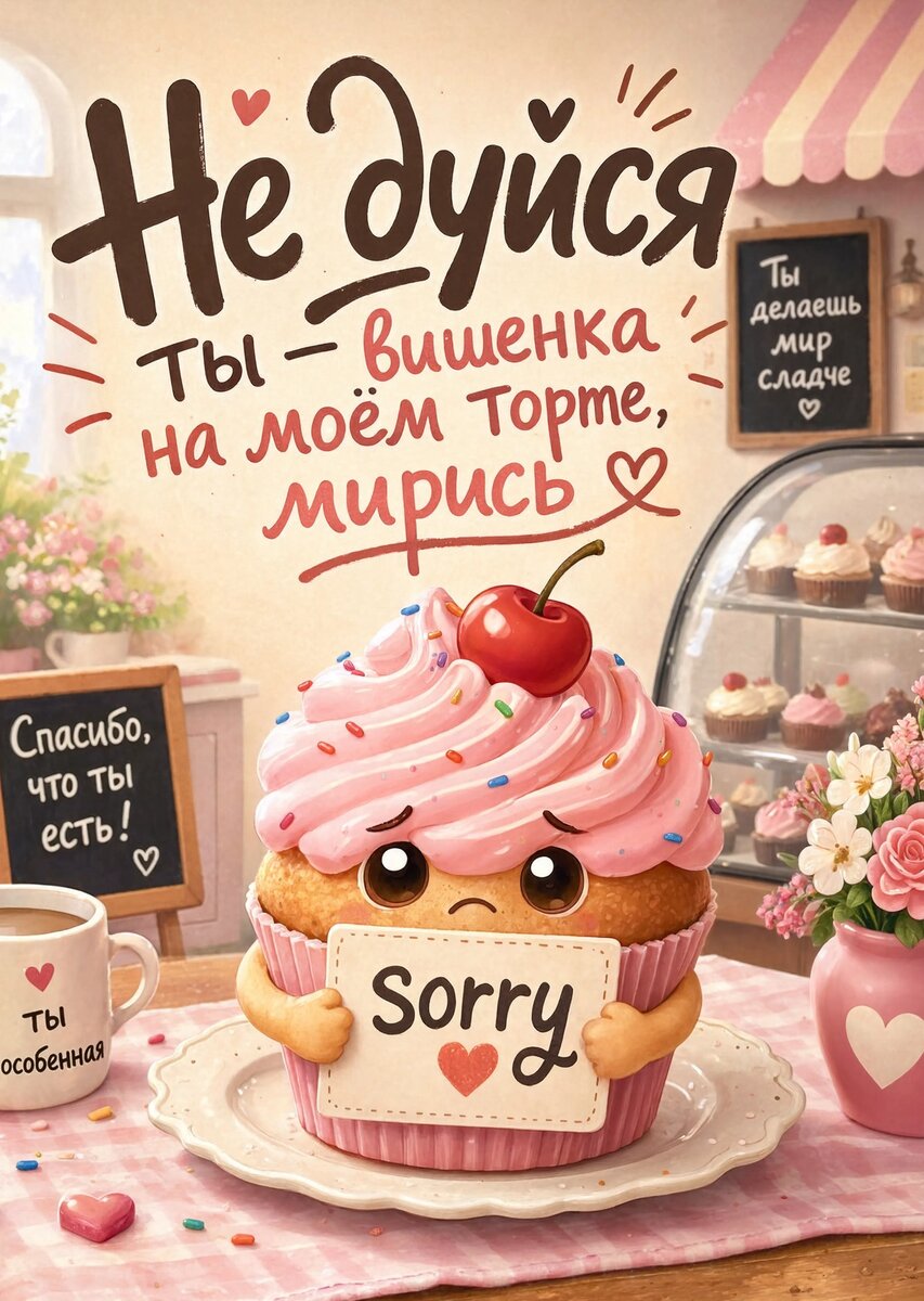 Открытка "Прости" #16