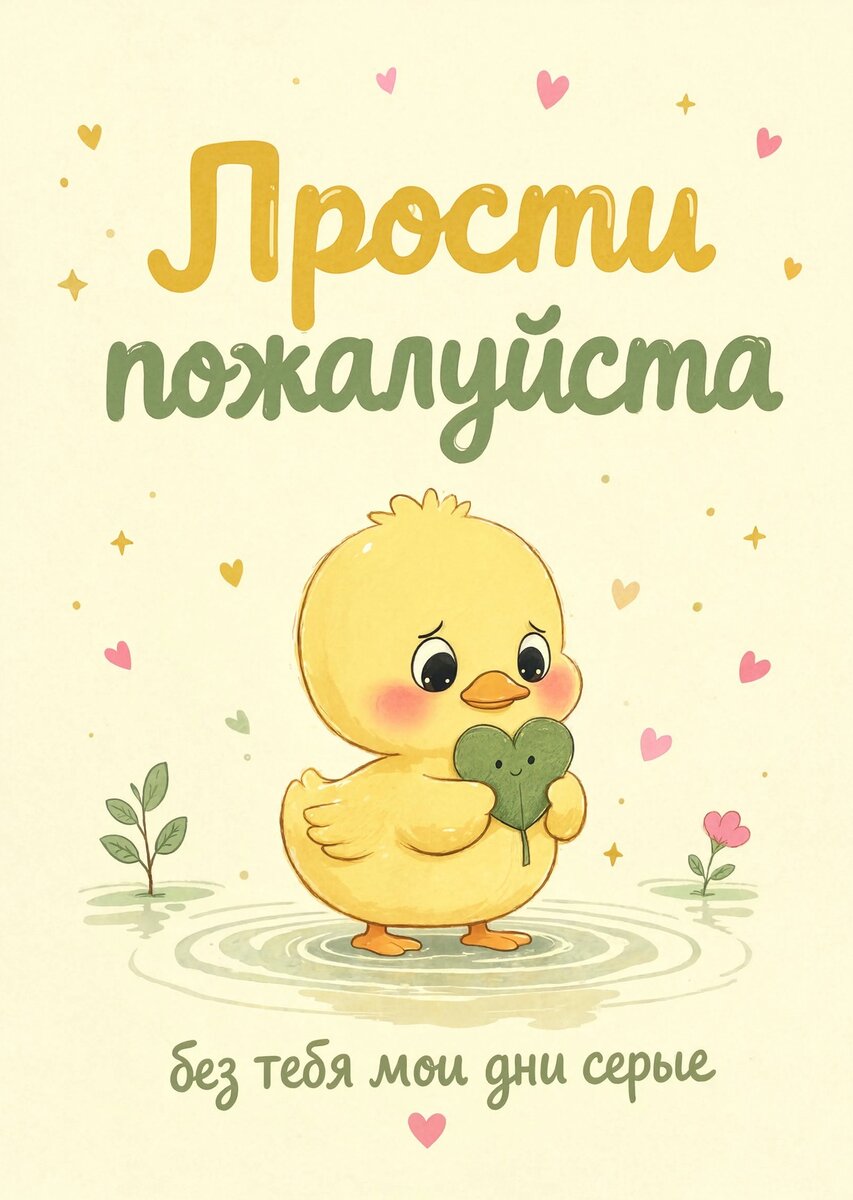 Открытка "Прости" #22