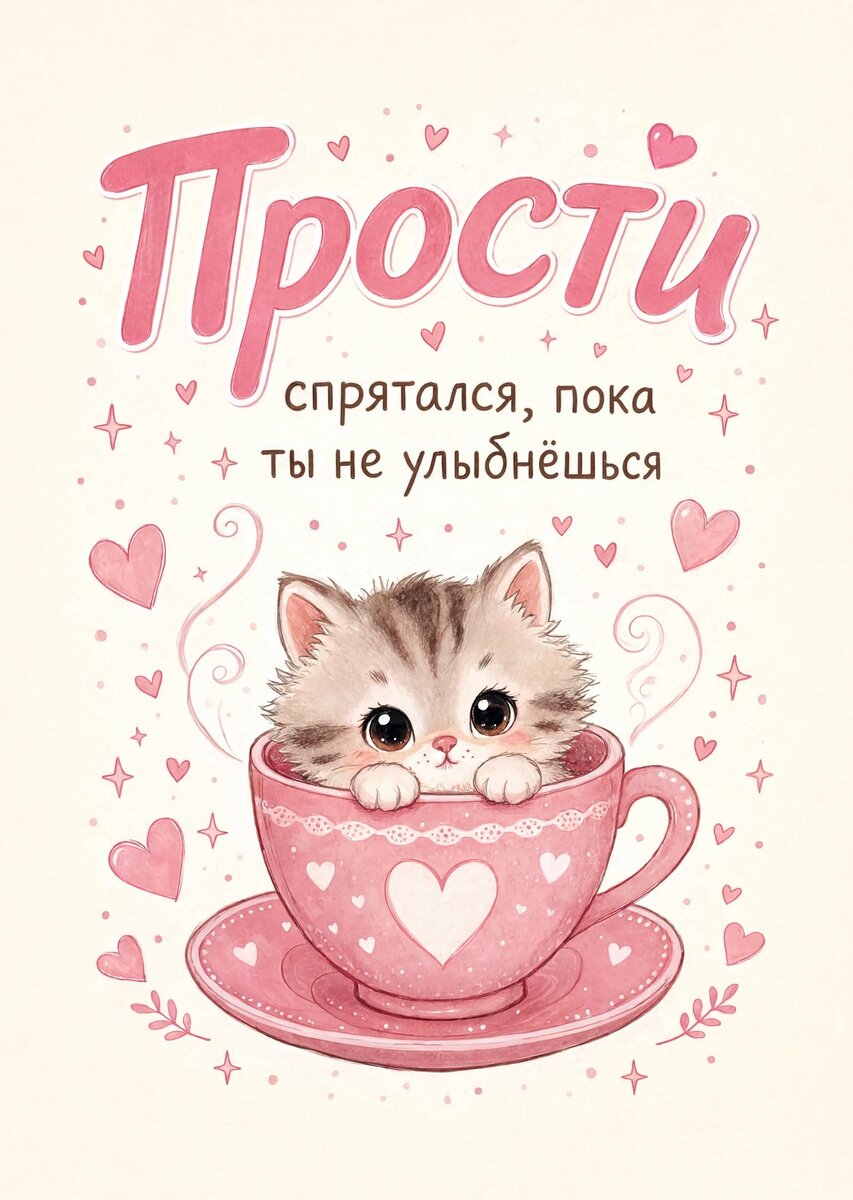 Открытка "Прости" #28