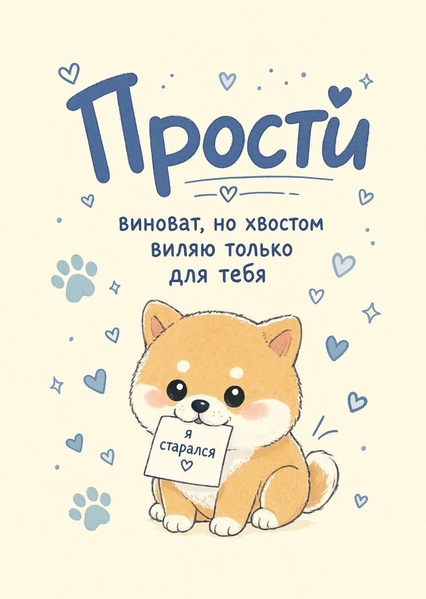 Открытка "Прости" #36