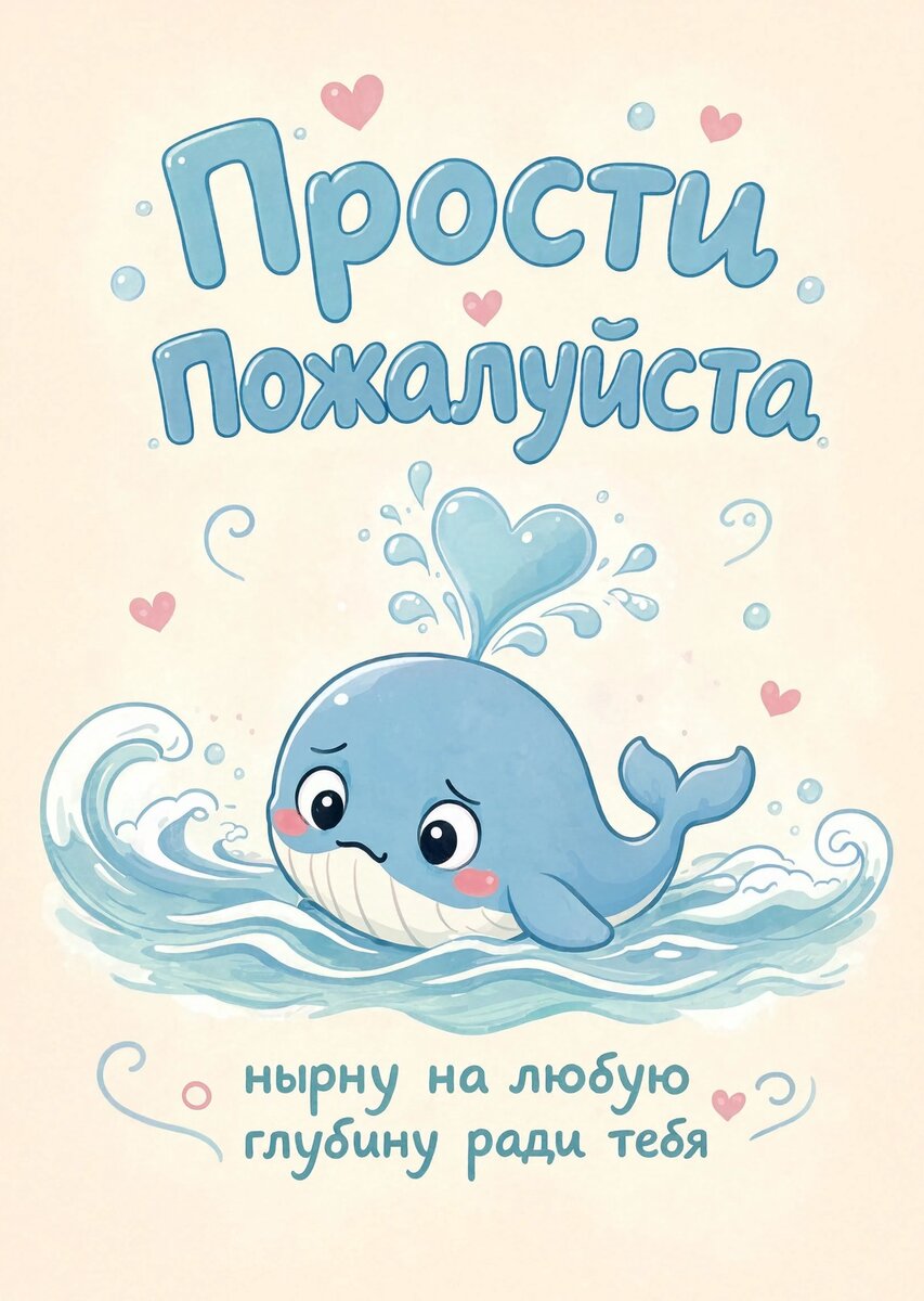 Открытка "Прости" #42