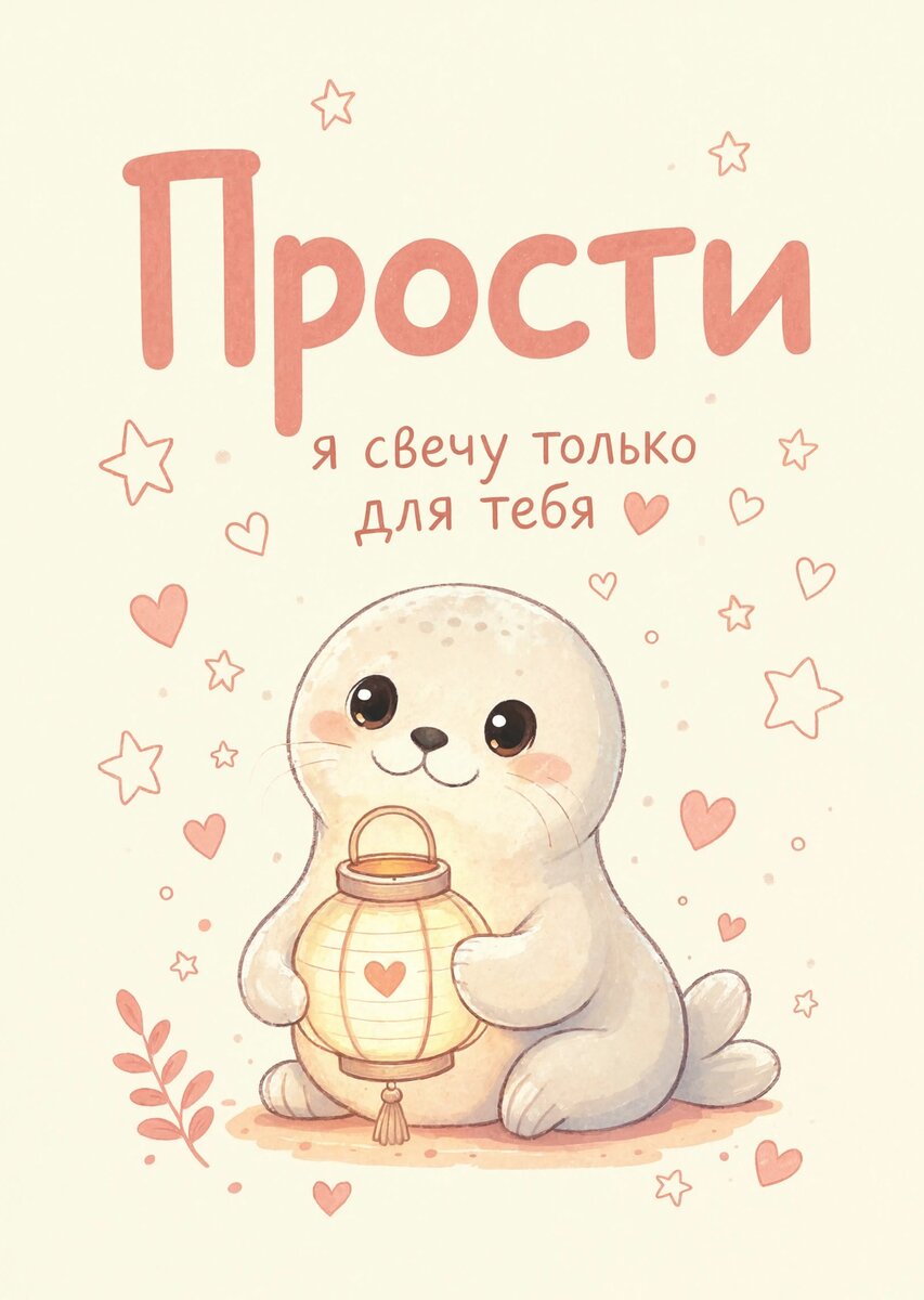 Открытка "Прости" #50