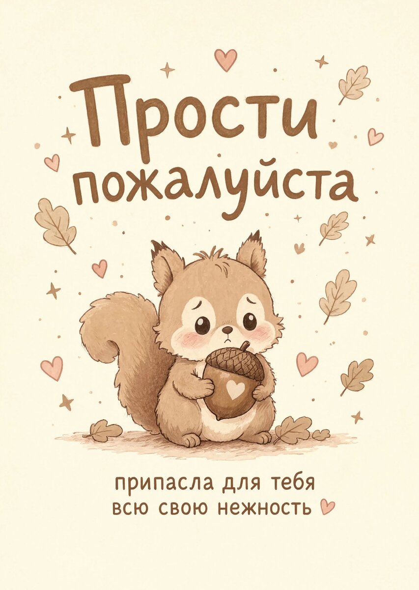 Открытка "Прости" #9