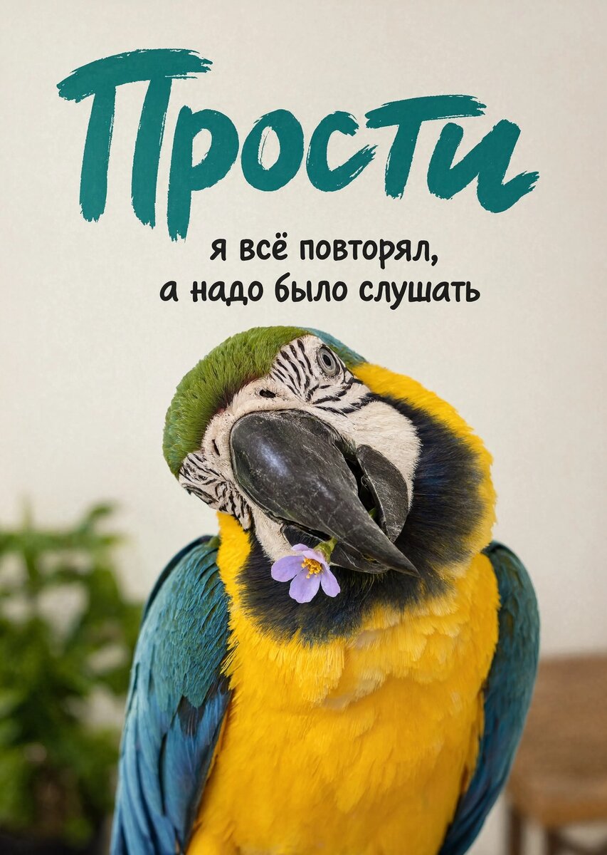 Открытка "Прости" #91