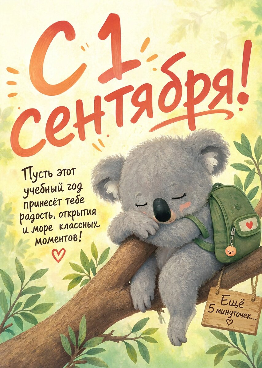 Открытка "С 1 сентября : С днем знаний" #20