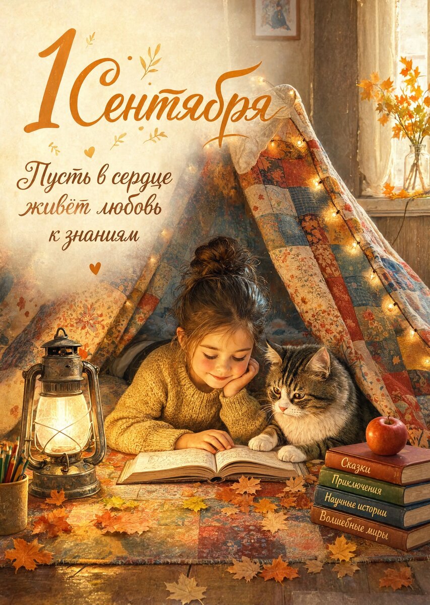Открытка "С 1 сентября : С днем знаний" #26