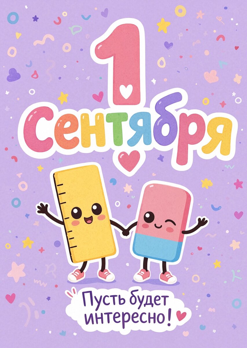 Открытка "С 1 сентября : С днем знаний" #41