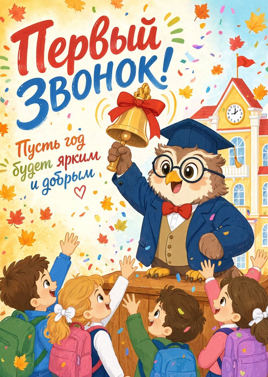 Открытка "С 1 сентября : С днем знаний" #58