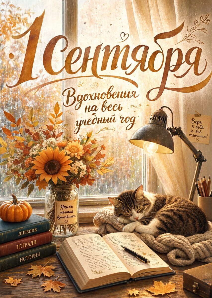 Открытка "С 1 сентября : С днем знаний" #59