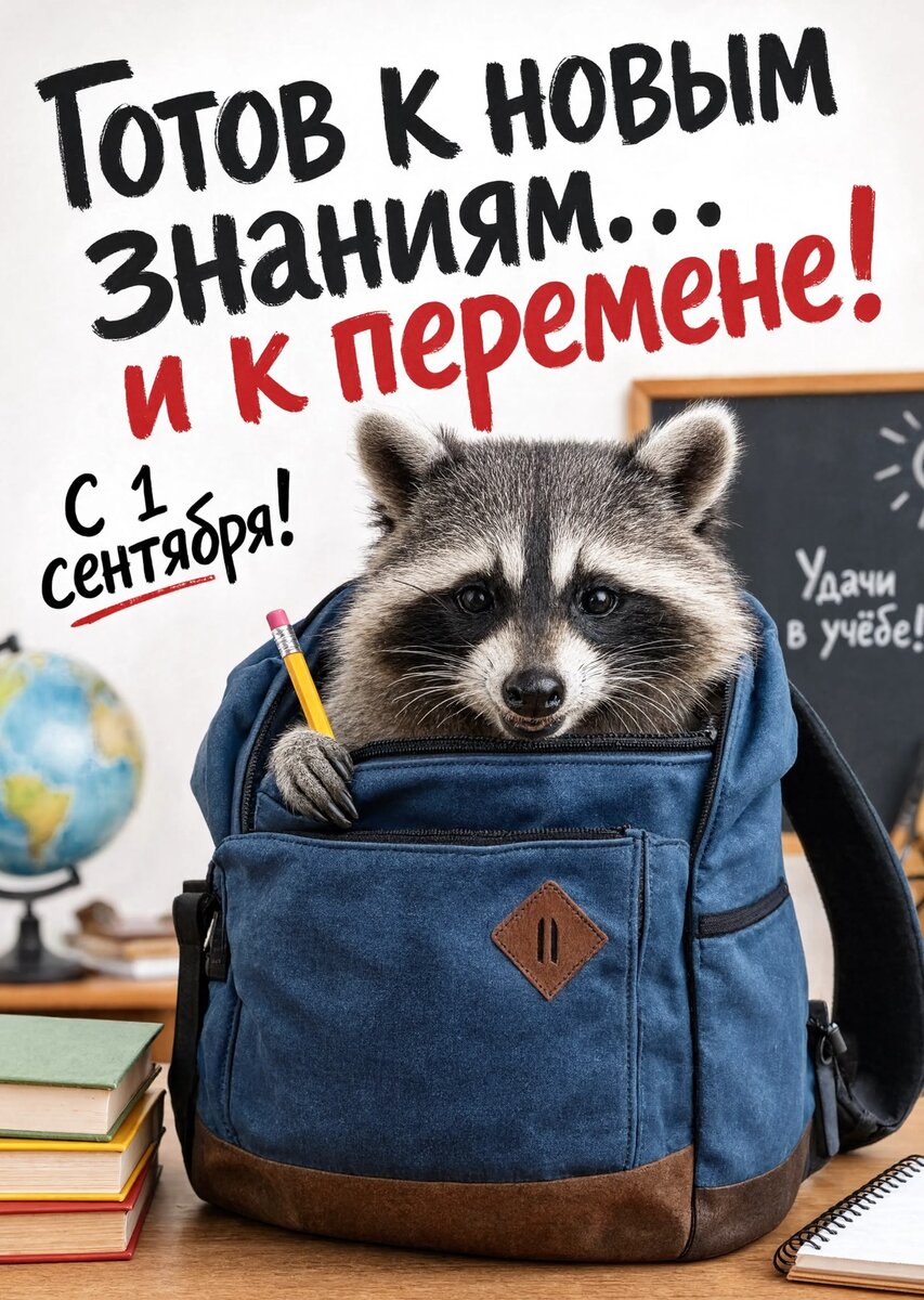 Открытка "С 1 сентября : С днем знаний" #70