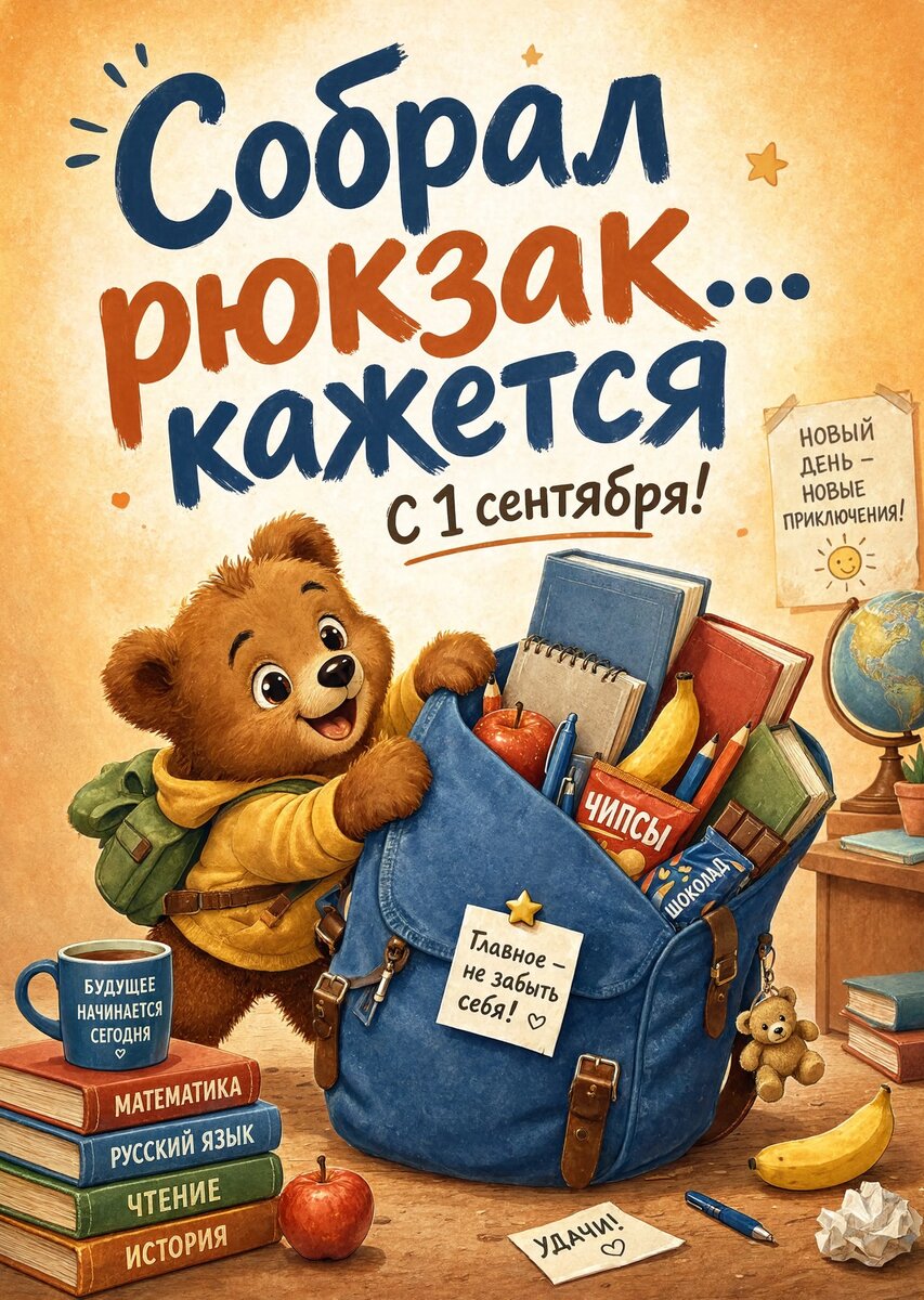 Открытка "С 1 сентября : С днем знаний" #74