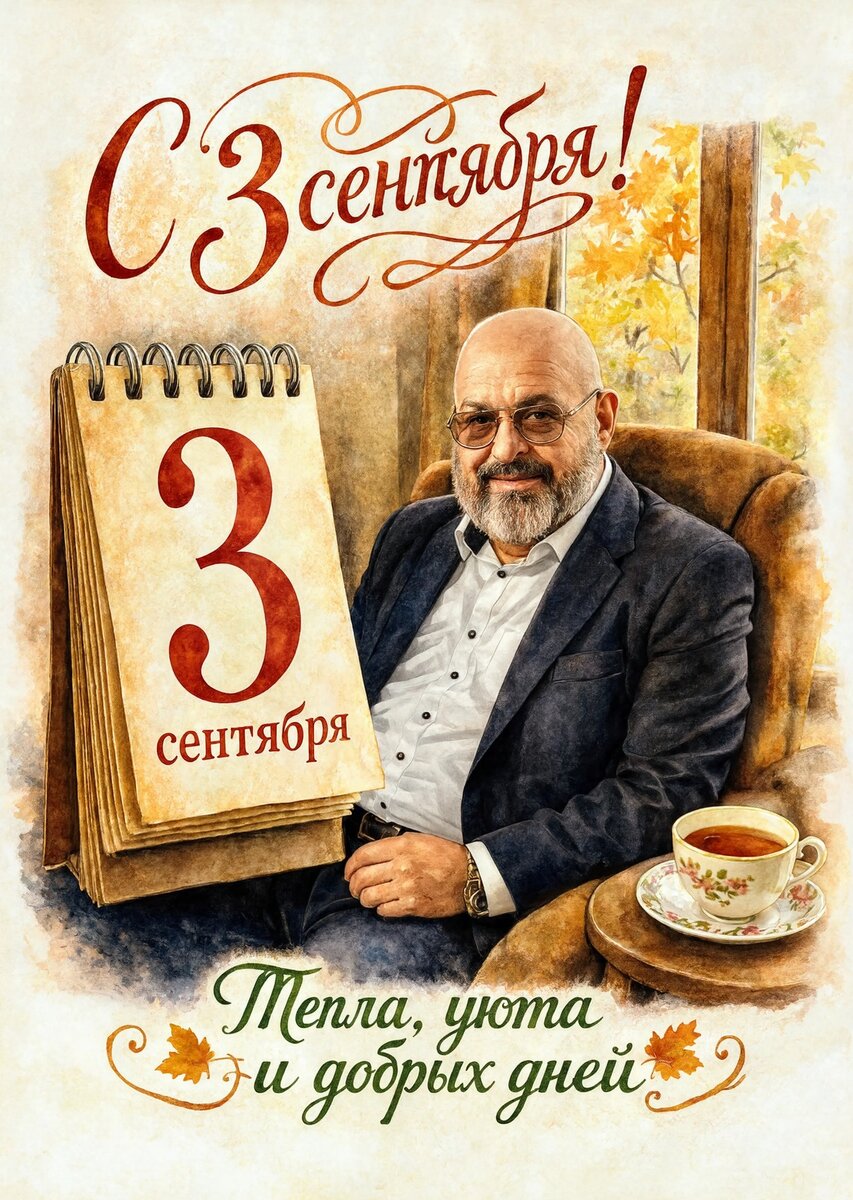 Открытка "С 3 Сентября" #18
