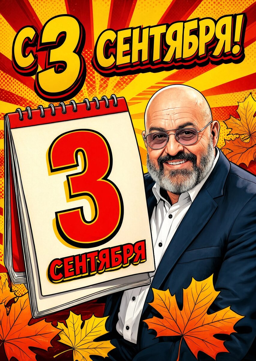 Открытка "С 3 Сентября" #19