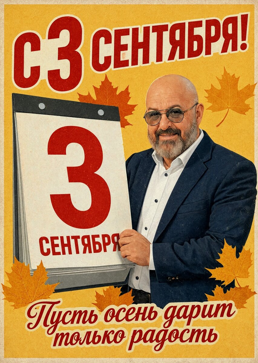 Открытка "С 3 Сентября" #20