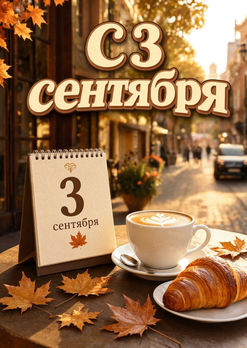 Открытка "С 3 Сентября" #27