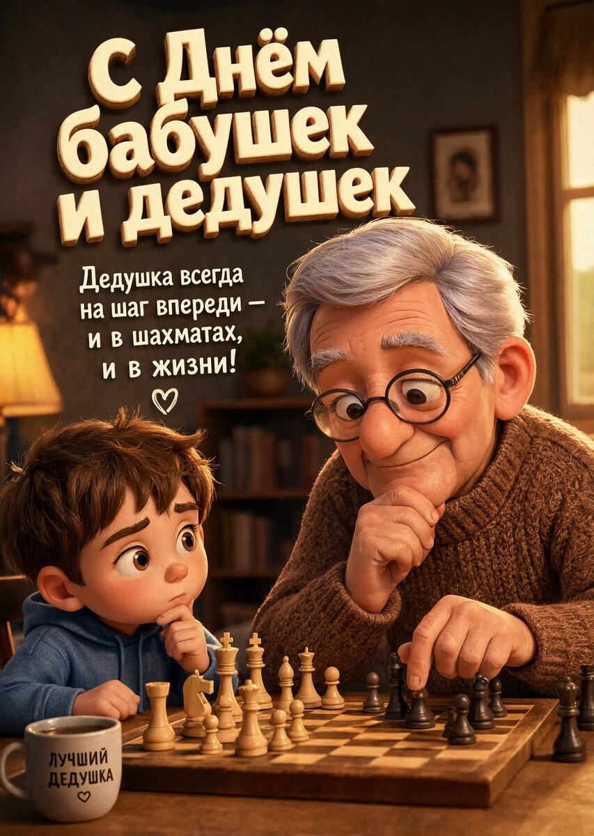 открытка с Днем Бабушек и Дедушек-14