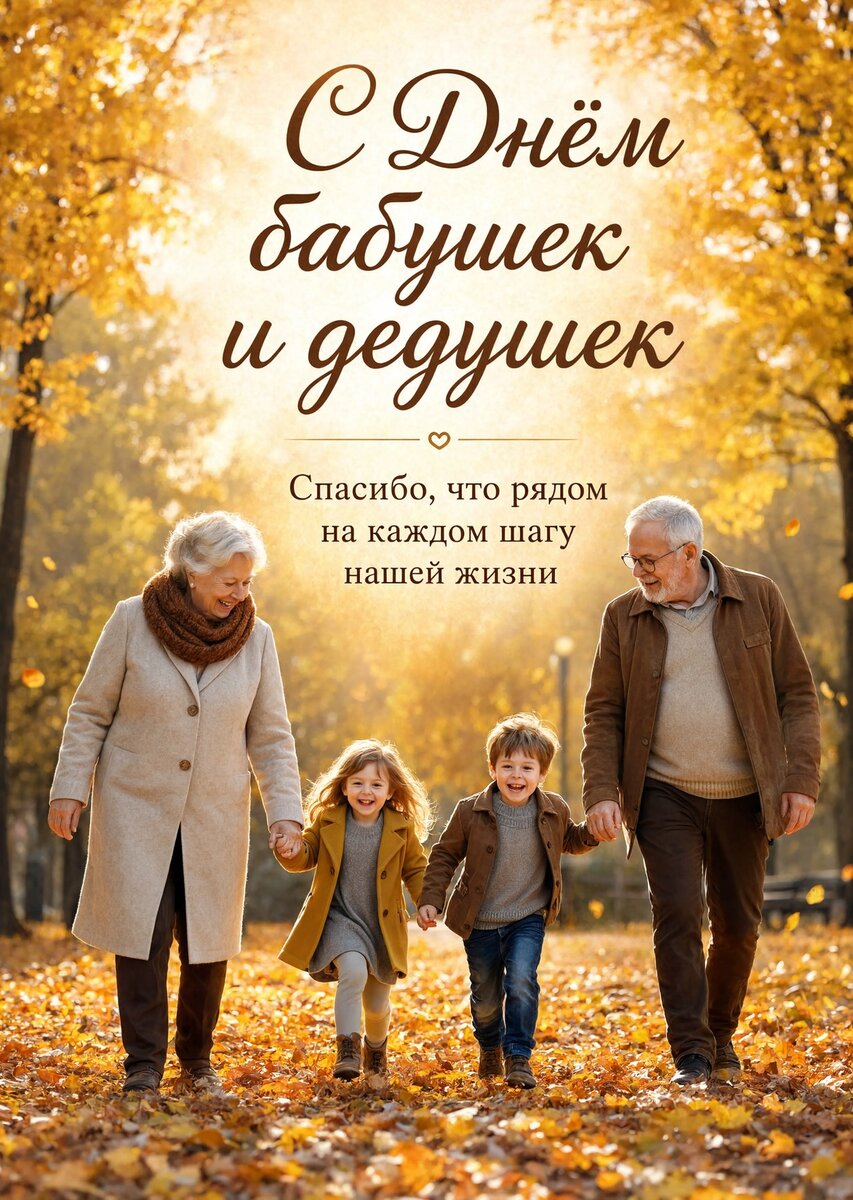 открытка с Днем Бабушек и Дедушек-23