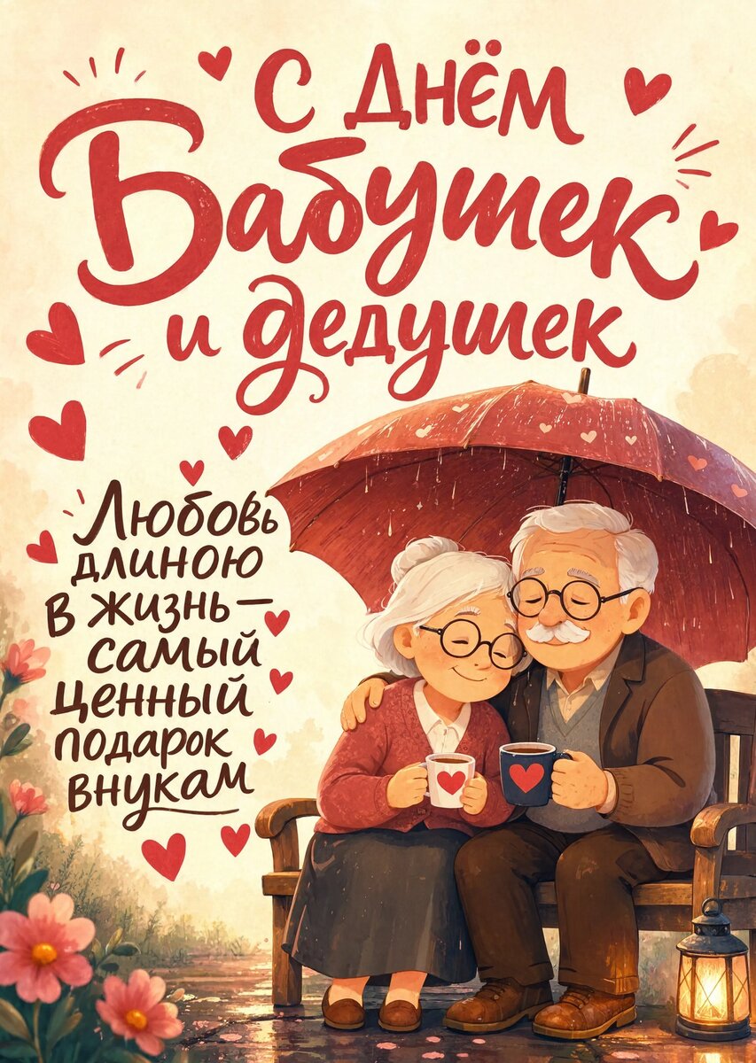 открытка с Днем Бабушек и Дедушек-6