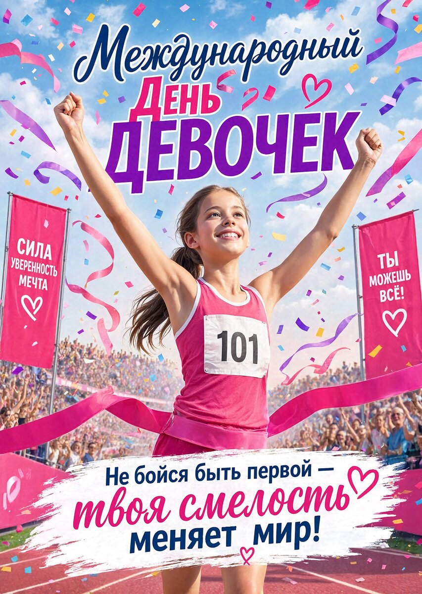 открытка с Днем Девочек-11