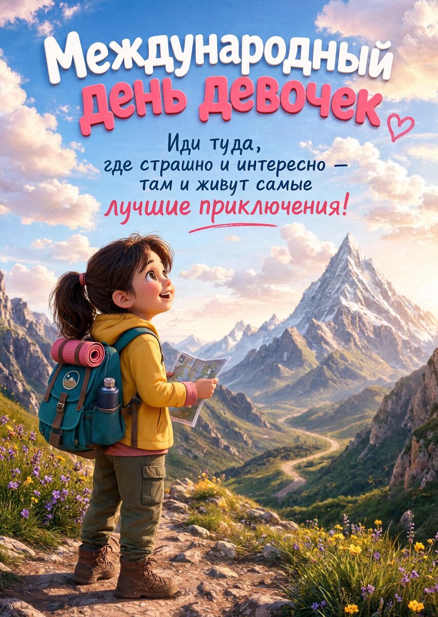 открытка с Днем Девочек-17