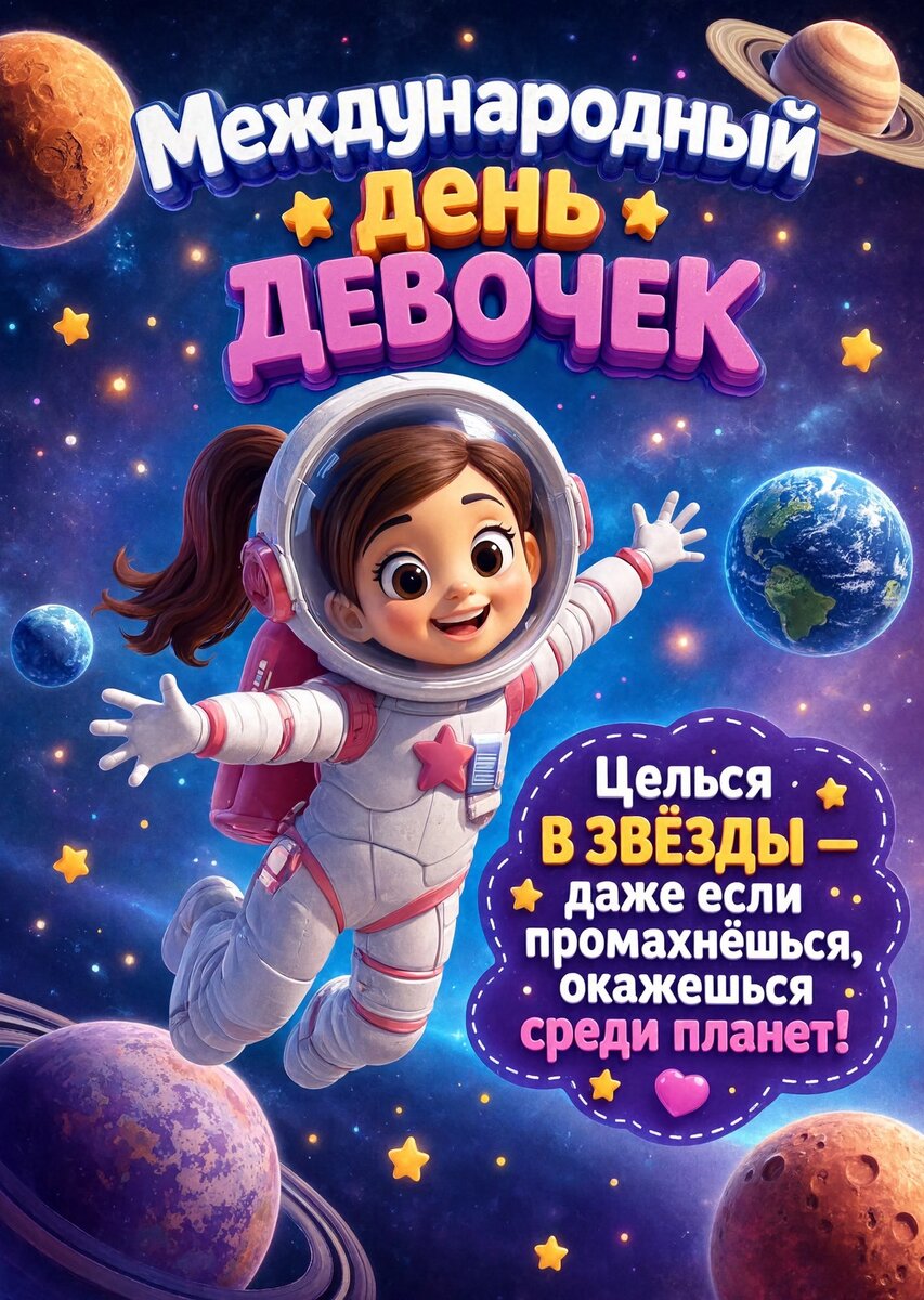 открытка с Днем Девочек-32