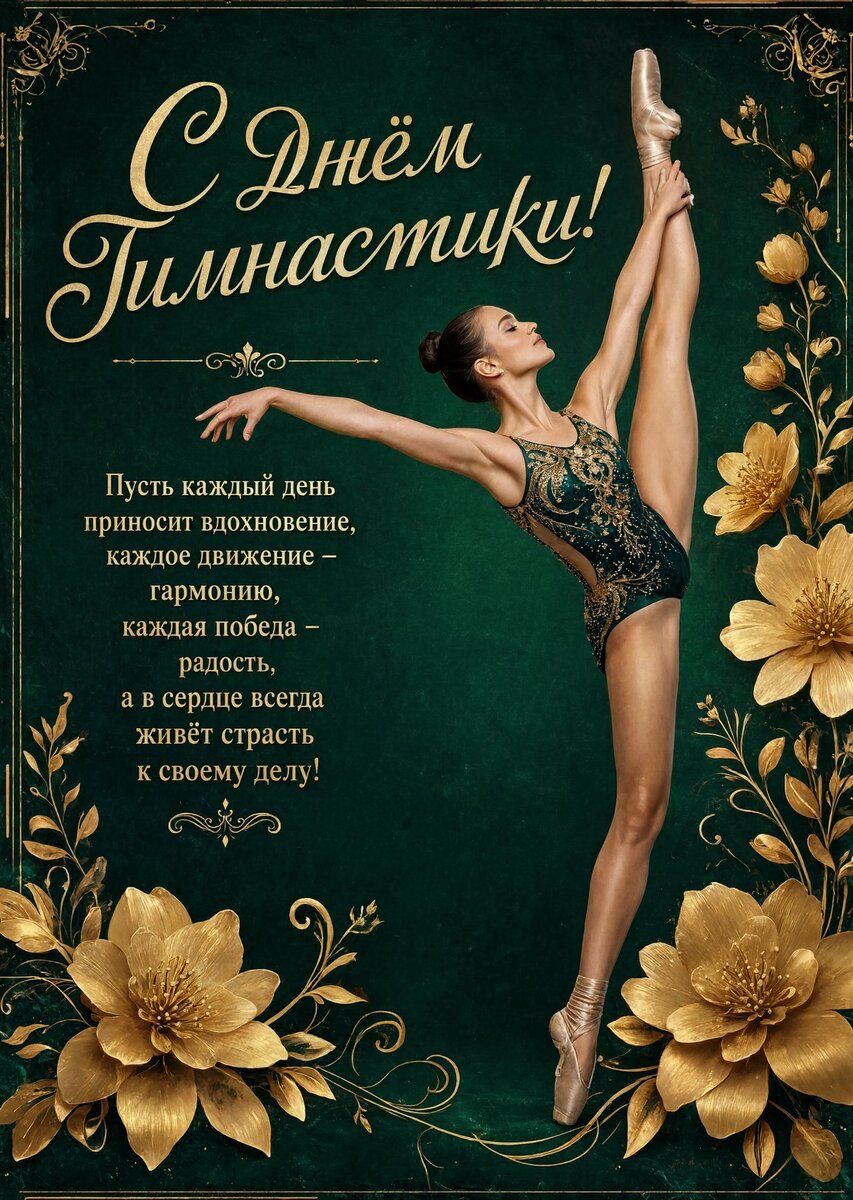 открытка с Днем Гимнастики-13