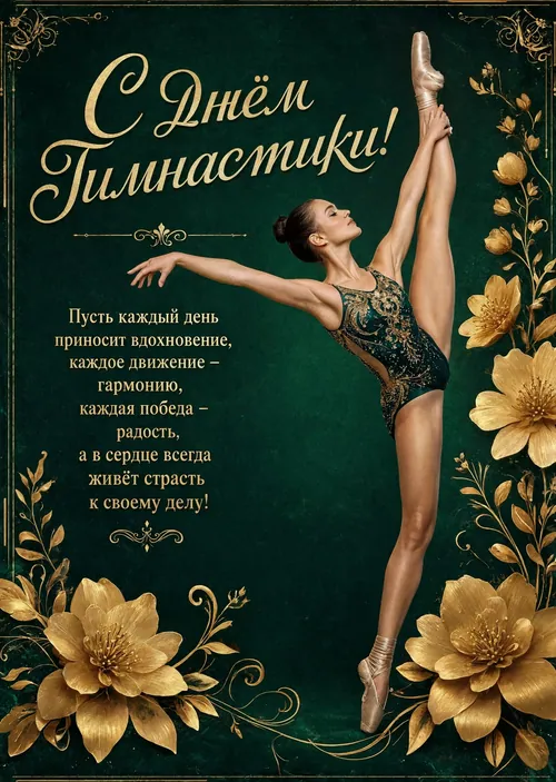 открытка с Днем Гимнастики-13