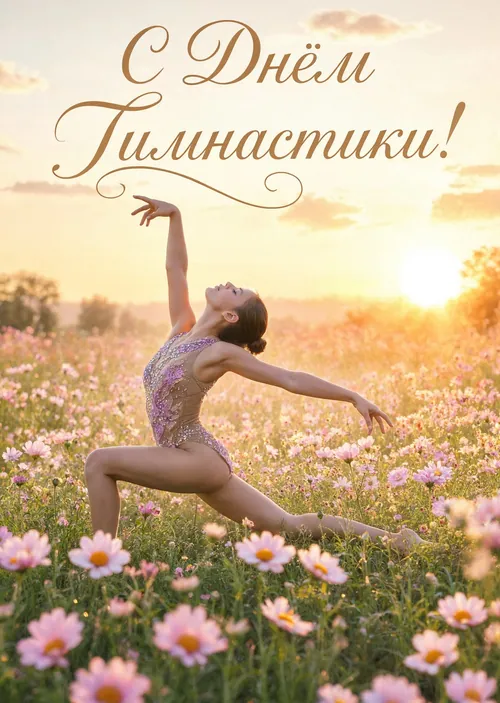 открытка с Днем Гимнастики-19