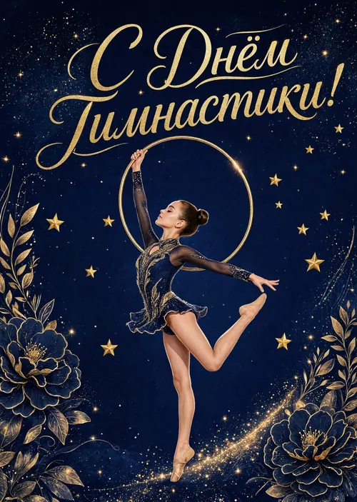 открытка с Днем Гимнастики-21