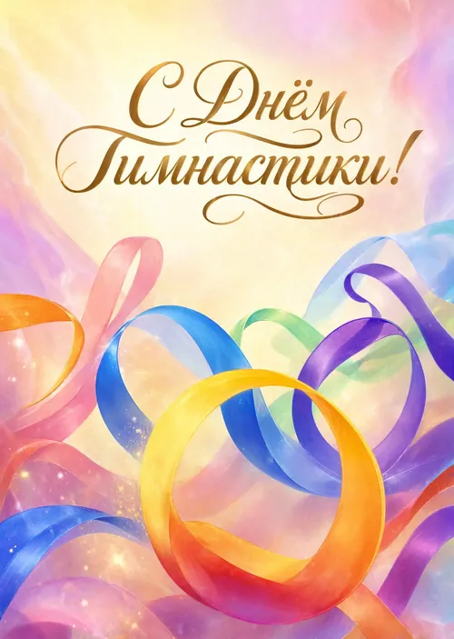 открытка с Днем Гимнастики-22