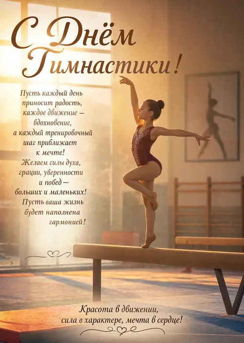 открытка с Днем Гимнастики-7