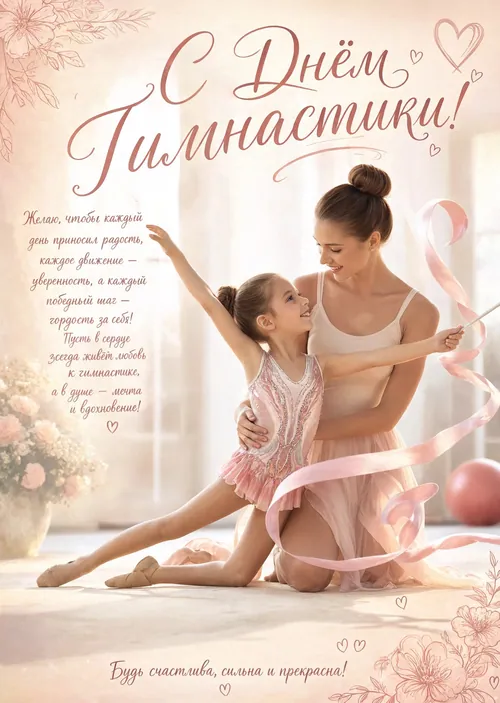 открытка с Днем Гимнастики-9