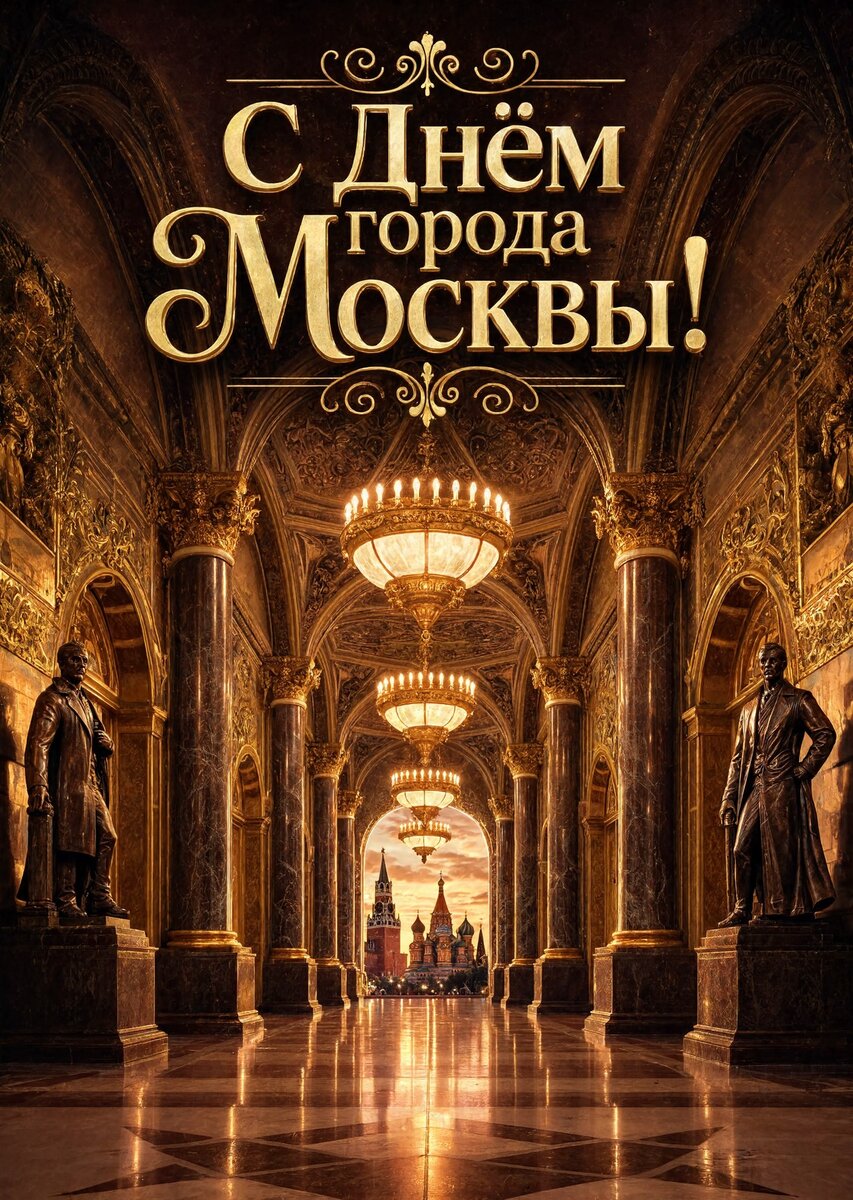 Открытка "С Днём Города Москвы" #38