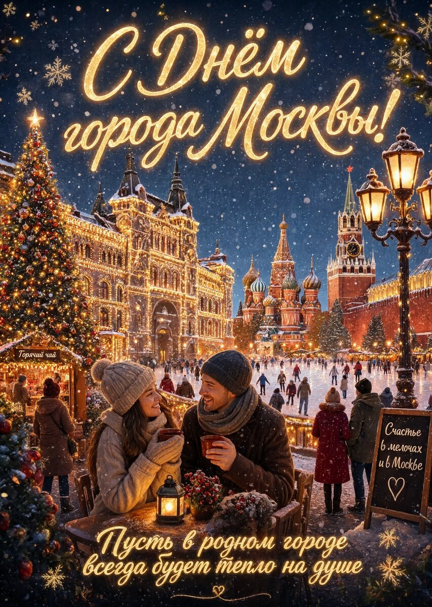 Открытка "С Днём Города Москвы" #39