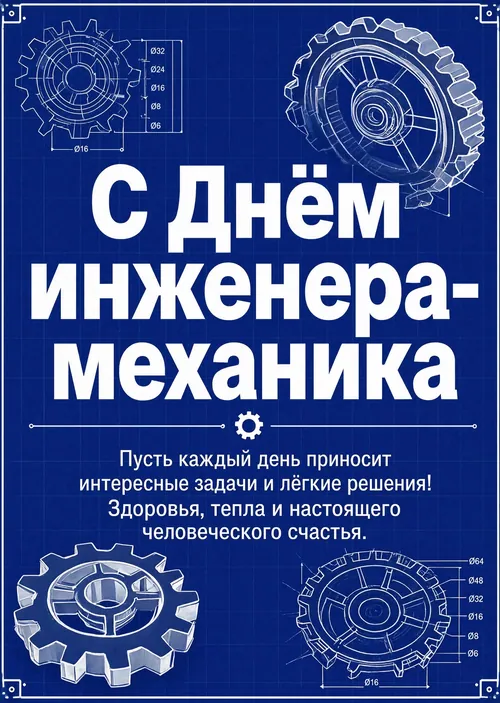 открытка с Днем Инженера-Механика-10