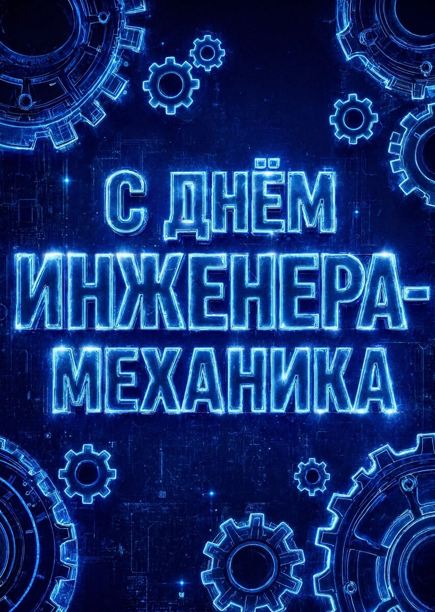 открытка с Днем Инженера-Механика-15