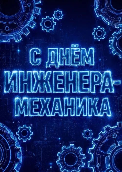 открытка с Днем Инженера-Механика-15