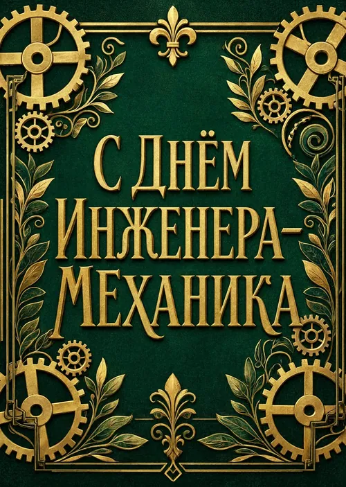 открытка с Днем Инженера-Механика-20