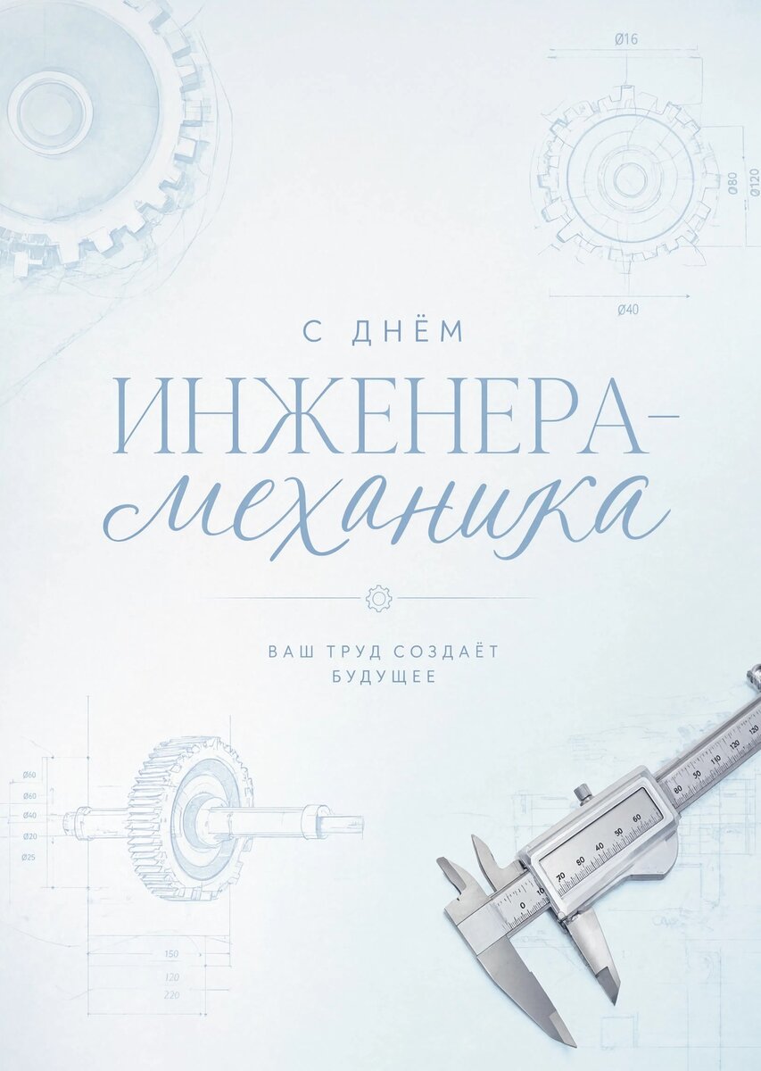 открытка с Днем Инженера-Механика-21