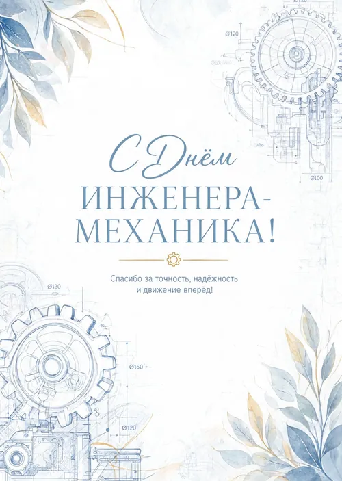 открытка с Днем Инженера-Механика-24