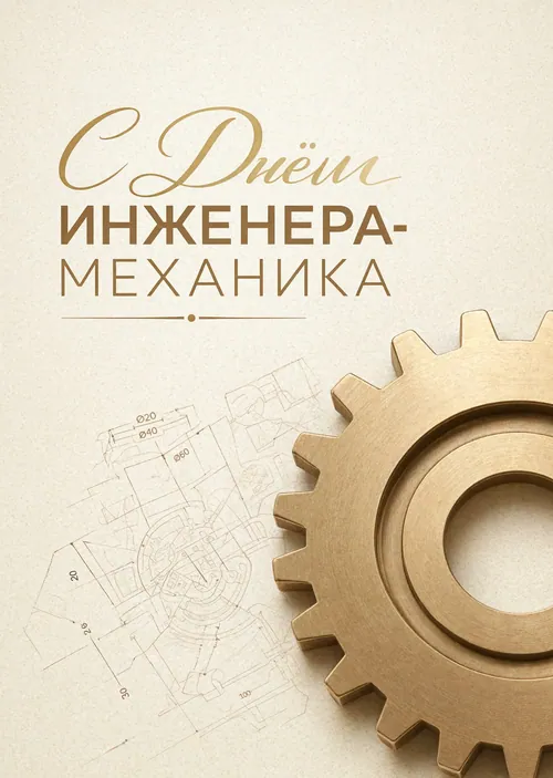 открытка с Днем Инженера-Механика-26