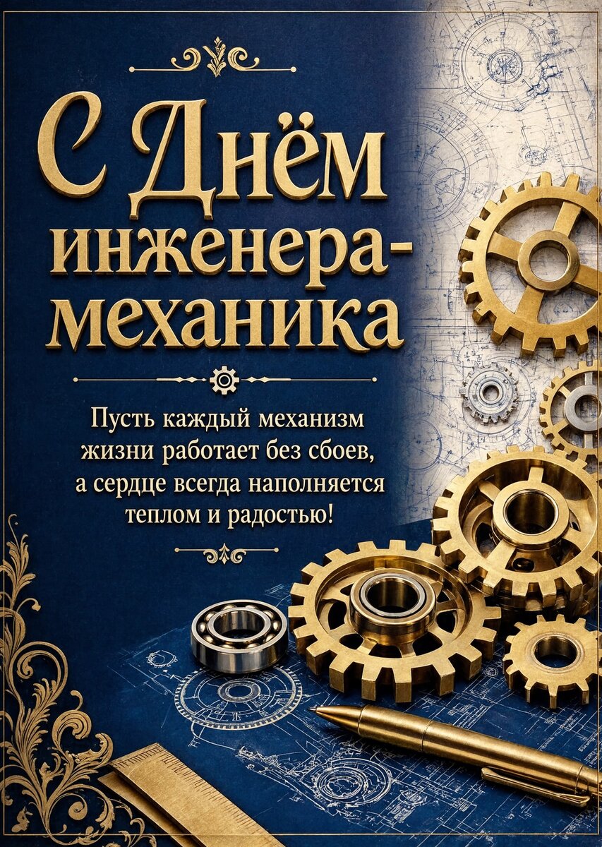 открытка с Днем Инженера-Механика-3
