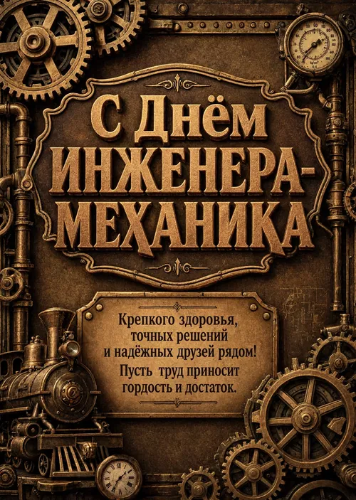 открытка с Днем Инженера-Механика-4