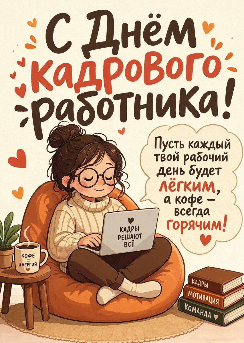открытка с Днем Кадрового Работника-11