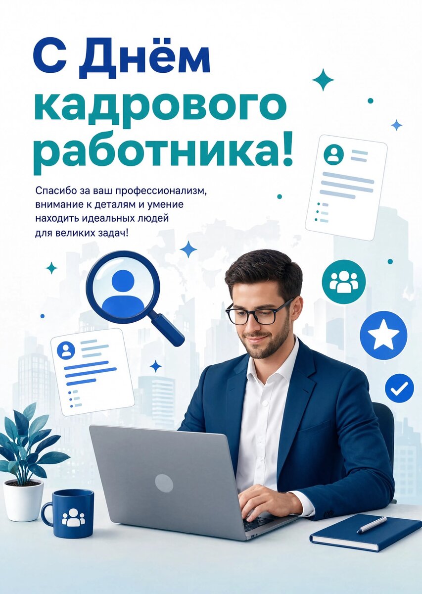 открытка с Днем Кадрового Работника-18